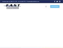 Tablet Screenshot of fastathletics.com